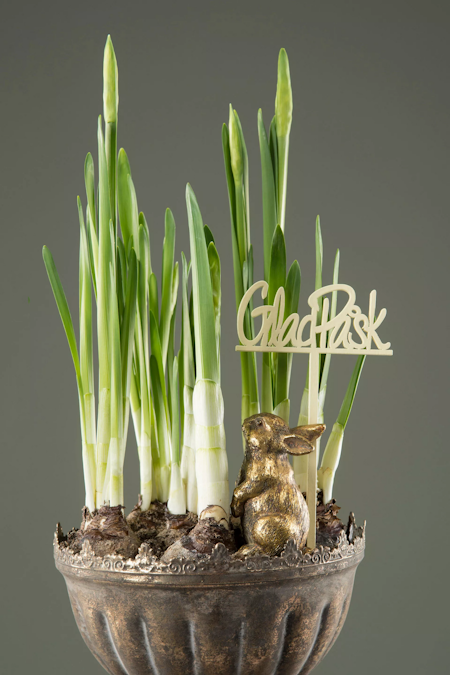 Glad Påsk Pinne Gul 9x4cm