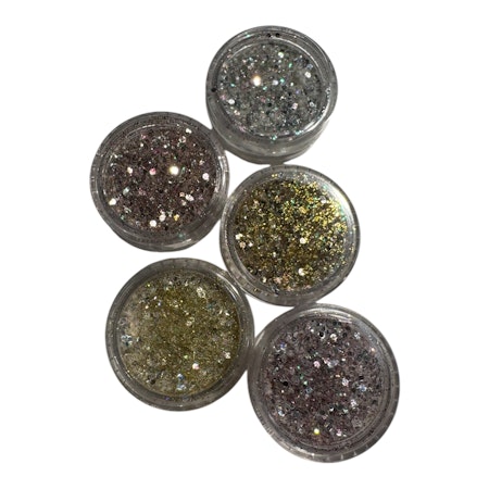 Glimmer 5-pack mix á 4 g/burk