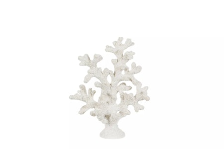 Vit Konstgjord Korall 8x16x20 cm – Realistisk Dekoration