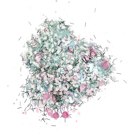 Glitter och paljetter i pastell 170 g
