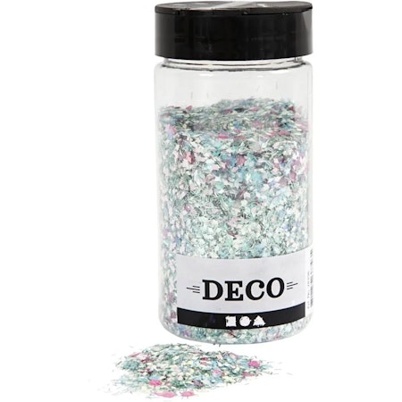 Glitter och paljetter i pastell 170 g