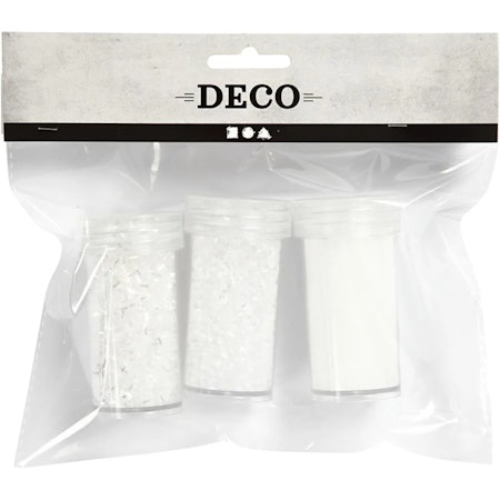 Konstgjord snö 3-pack