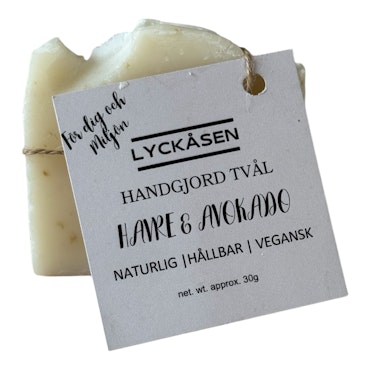 Handgjord Tvål Avokado & Havre – Naturlig & Vegansk 30 g
