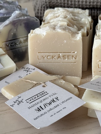 Handgjord Tvål Sheasmör – Naturlig, Vegansk & Plastfri 30 g