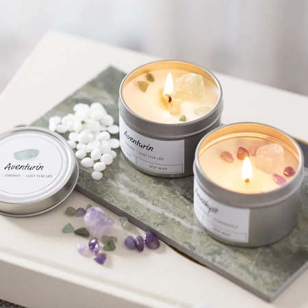 Soya wax, 1 Förp., 500 G, För Ljus I Behållare, Cream