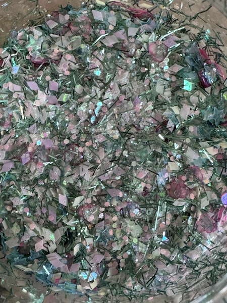 2 g pastellglitter mix