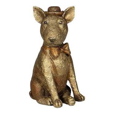 Hund Cirkus Poly  med fluga 10x12x22cm