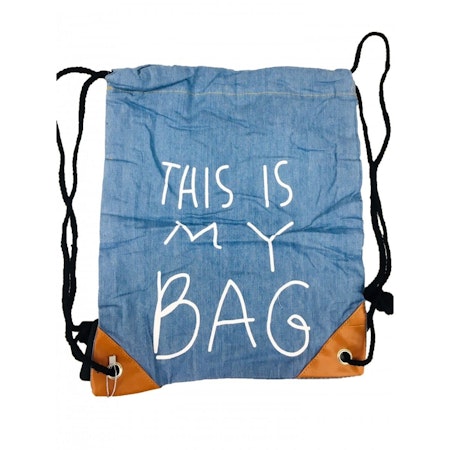 Gympapåse Jeans/Denim - 'THIS IS MY BAG'