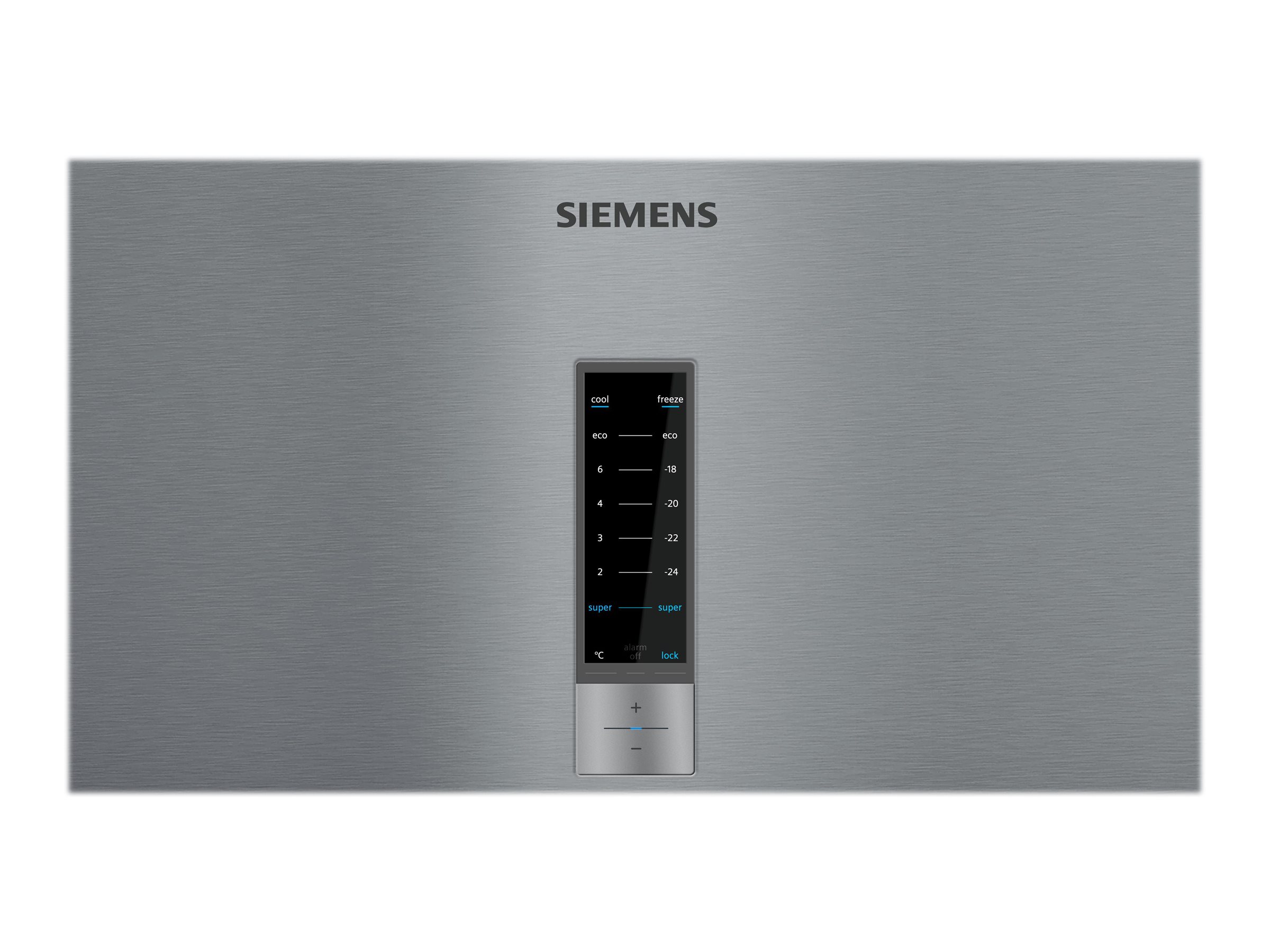 Siemens iQ300 Kylsk&#229;p Frys 279liter Klass A 87liter Frist&#229;ende rostfritt st&#229;l