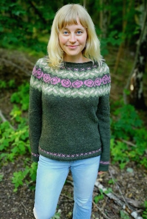 Rosie's garden sweater