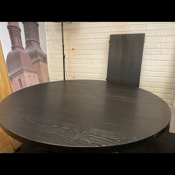 Askbord i diametrer 1400. Intensiv svart