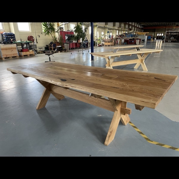 Midsommarbord M16 i rustik ek