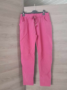Viskose bukse i cerise