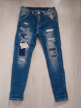 Patch jeans fra Melly & Co