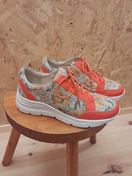 Blomstrete sneakers - dame