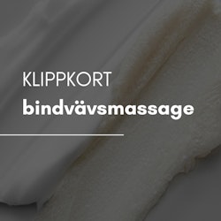 Klippkort Bindvävsmassage