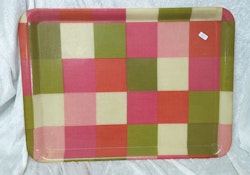Bricka rutig retro