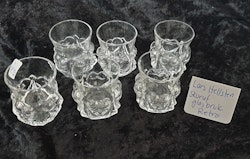 Lars Hellsten snapsglas 6 st