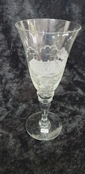 Vänskapsglas Klapperup slott Obs! liten nagg