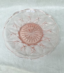 Rosa glasfat