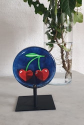 Steninge slott ljusstake/konstglas