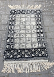 Ryamatta grå/vit 118x49