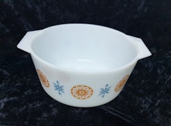 Ugnsform JAJ Pyrex Made in England Morningstar 1970 talet