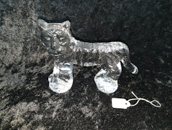 Bertil Vallien tiger konstglas