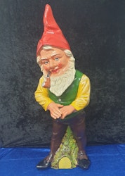 Tysk tomte 70 cm i terracotta 50-tal