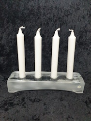 kosta Boda adventsljusstake i glas