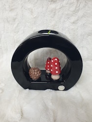 Keramik ljusstake ett värmeljus