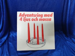 Rund keramik ljusstake för 4 ljus vit