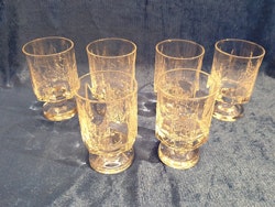 Timo Sarpaneva Iittala Kalinka vinglas 6 st. Vintage