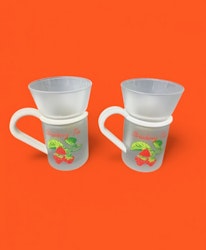 Frostade muggar 2 st Strawberry