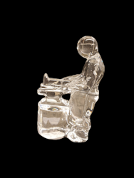 Konstglas Olle Alberius, Orrefors "SKRÅYRKEN" smed