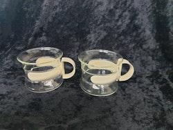 Nils Johan glöggmuggar glas/plast 2 st