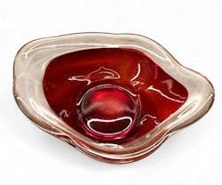 Skål i konstglas