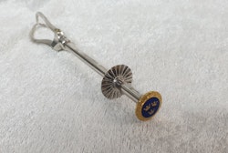 Isklo Svenska Amerikalinjen nysilver, retro