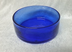 Reijmyre blå glasskål 18 cm i dia