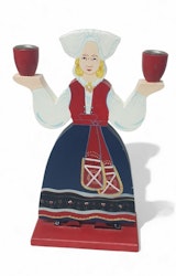 IKEA trä ljusstake kvinna