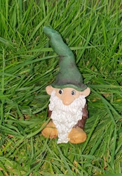 Tomte med grön luva