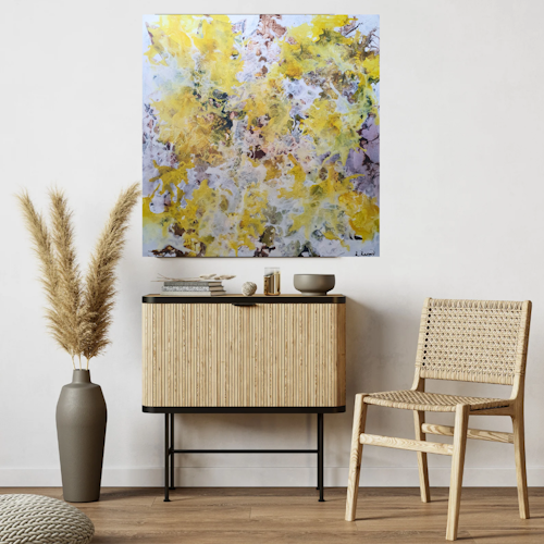 Abstrakt maleri 80x80
