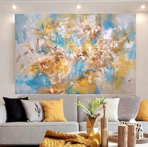 Abstrakt maleri 100x150