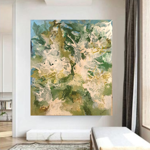Abstrakt maleri 100x120