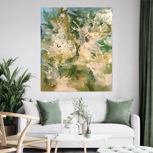 Abstrakt maleri 100x120