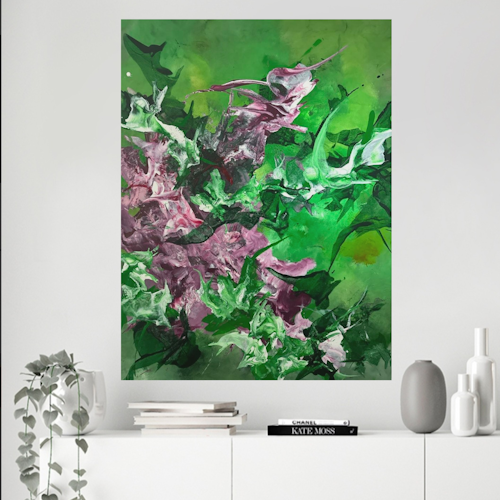 Abstrakt maleri 80x100