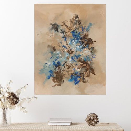 Abstrakt maleri 80x100