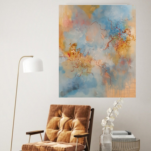 Abstrakt maleri 100x120