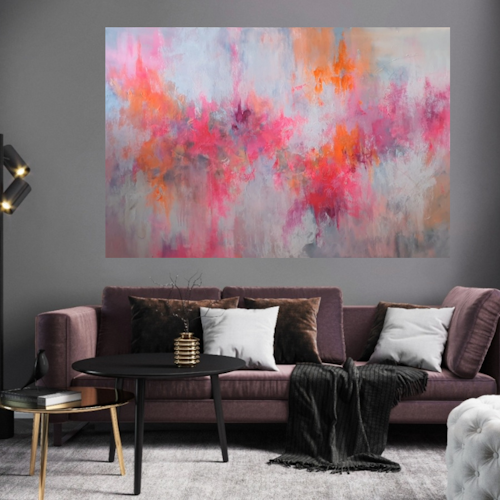 Abstrakt maleri 100x150