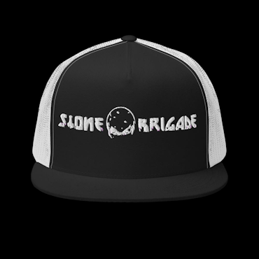 Stone Brigade Trucker Cap - Black/ White - One size